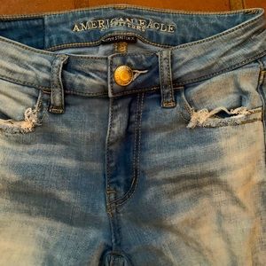 American Eagle dream jegging distressed jeans
